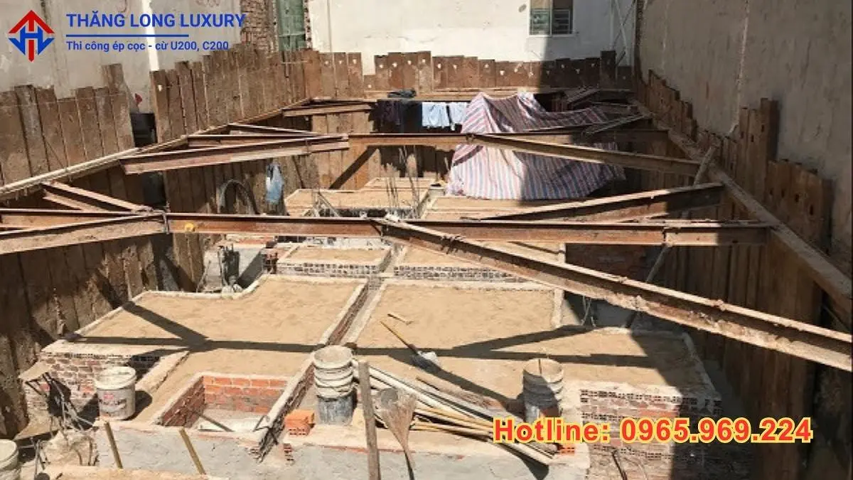 Kích thước cừ U200 trong xây dựng